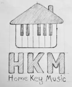 Home key logo drawing